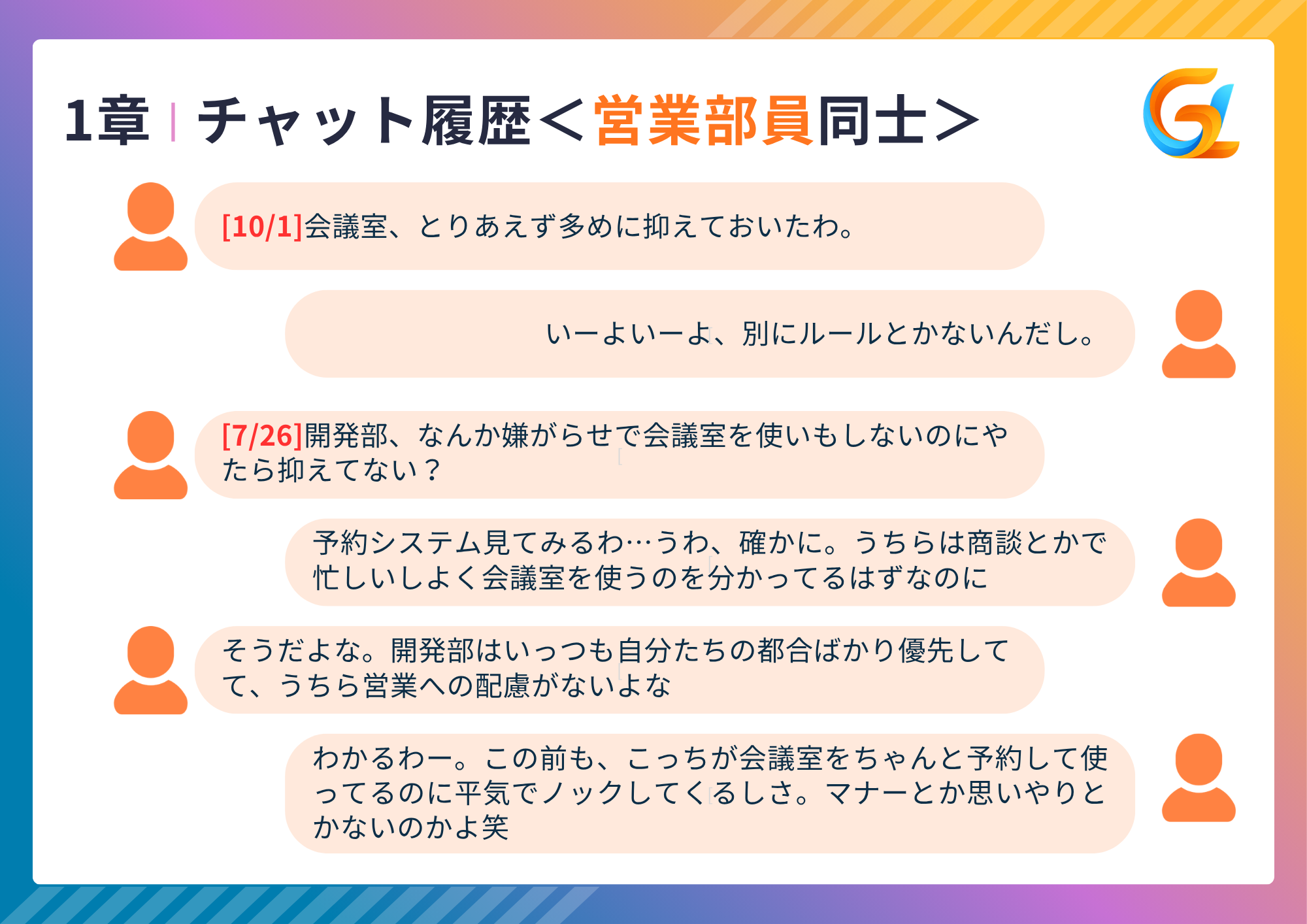 チャット履歴【営業①】